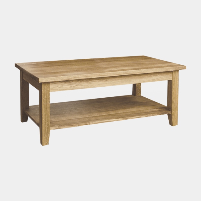 Coffee Table In Oak Finish Natural Lacquer - Loxley