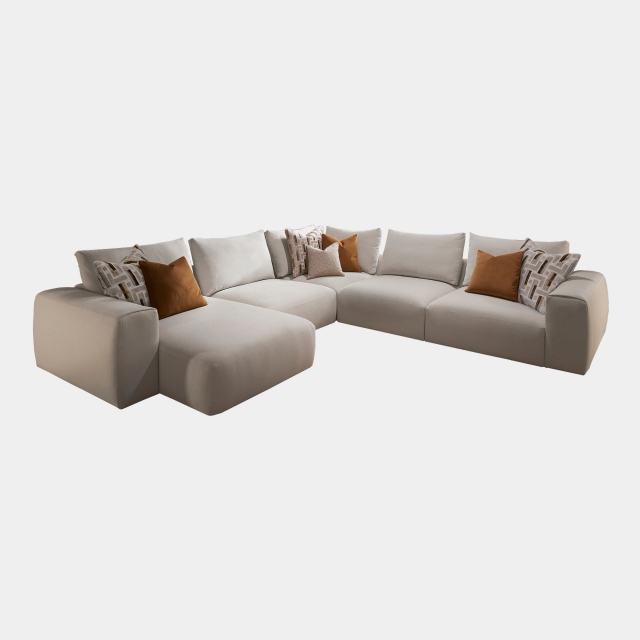 Large Corner Group With LHF Chaise In Fabric - Long Island