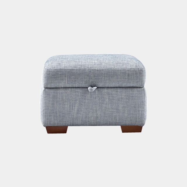 Storage Footstool In Fabric - Crafton