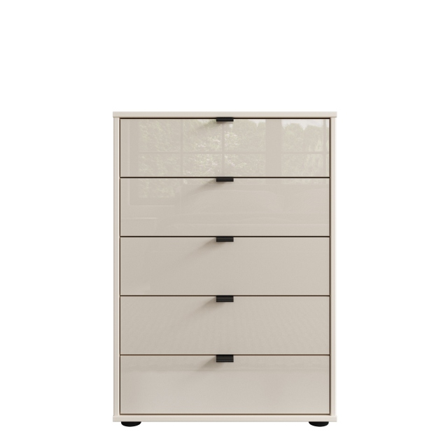 5 Drawer Chest With Glass Front - Florida