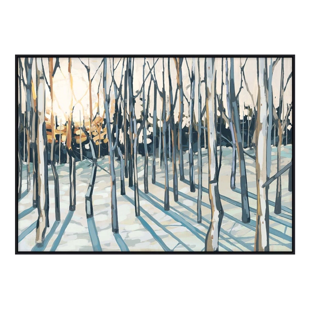 Framed Canvas - Canadian Winter