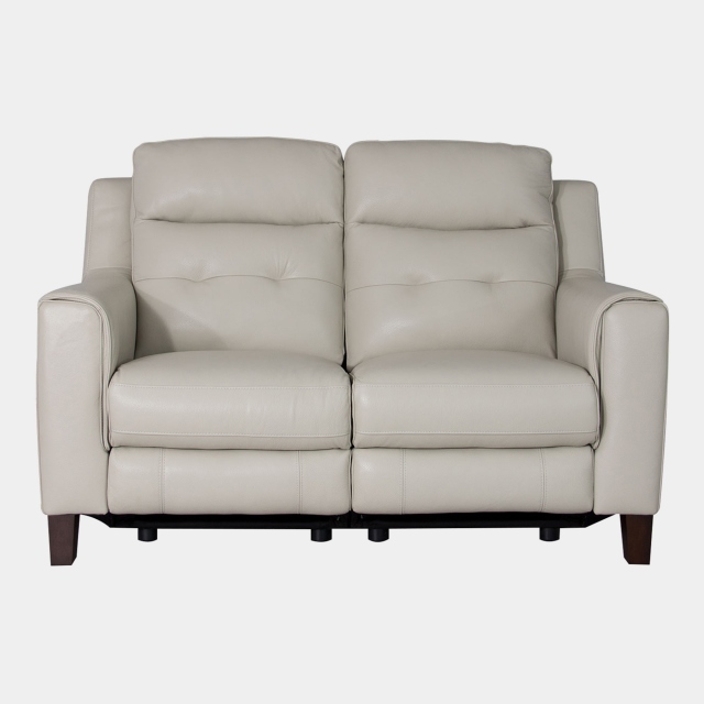 2 Seat 2 Power Recliner Sofa In Leather - Caserta
