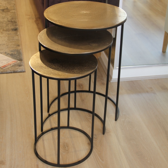 Nest Of 3 Lamp Tables - Item as Pictured - Wickham