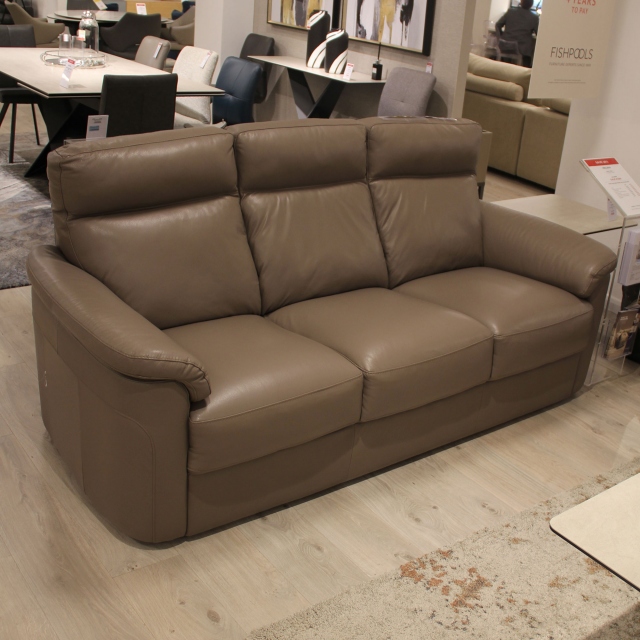 3 Seat Sofa In Leather - Item as Pictured - Preludio