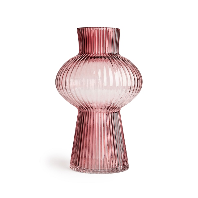 Cranberry Vase - Clare