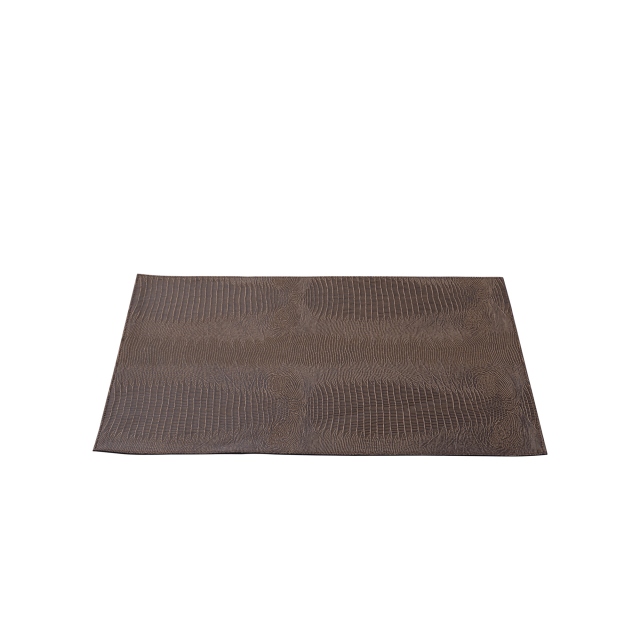 Bronze Faux Leather Placemat - Rafal
