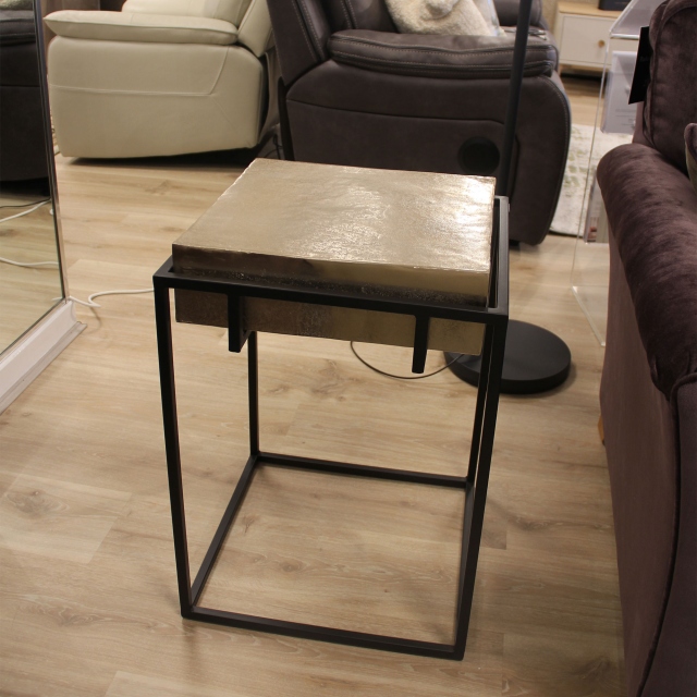 End Table Champagne Finish - Item as Pictured - Fairway