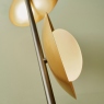 Gold & Dark Bronze Floor Lamp - Capa