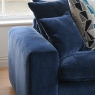 RHF Chaise Unit In Fabric - Sapphire