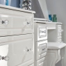 5 Drawer Chest In White High Gloss - Lincoln