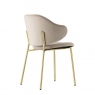 Dining Chair In Cat A Venice Velvet - Calligaris Holly