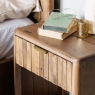 1 Drawer Bedside In Rustic Oak - Beaufort