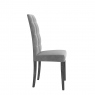 Dining Chair In Grey Vermont Microfibre - Isabella