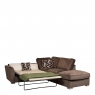 Standard Back RHF Chaise Sofabed Corner Group In Fabric - Memphis