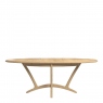 160cm Oval Extending Dining Table - Arden