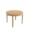 Round Extending Dining Table With Crown Top - Contour