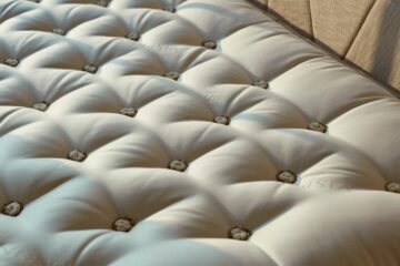 Vispring mattress close up