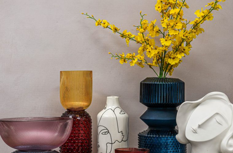 Vases for fireplace decor
