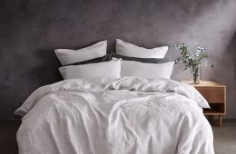 Lazy Linen White Bedding Collection