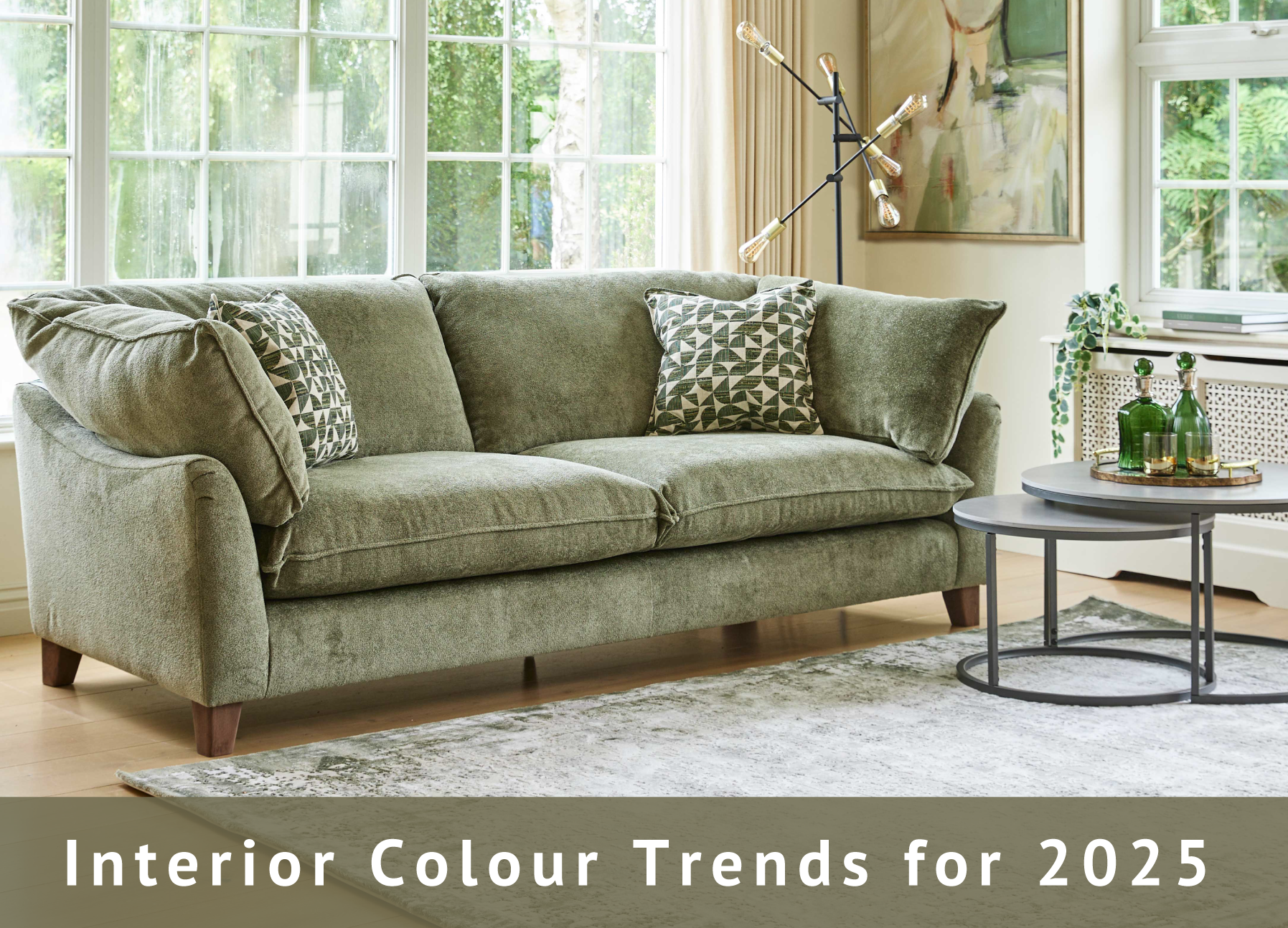 Get inspired by interior colour trends for 2025