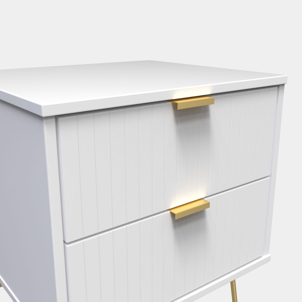 Harvey - 2 Drawer Bedside Table