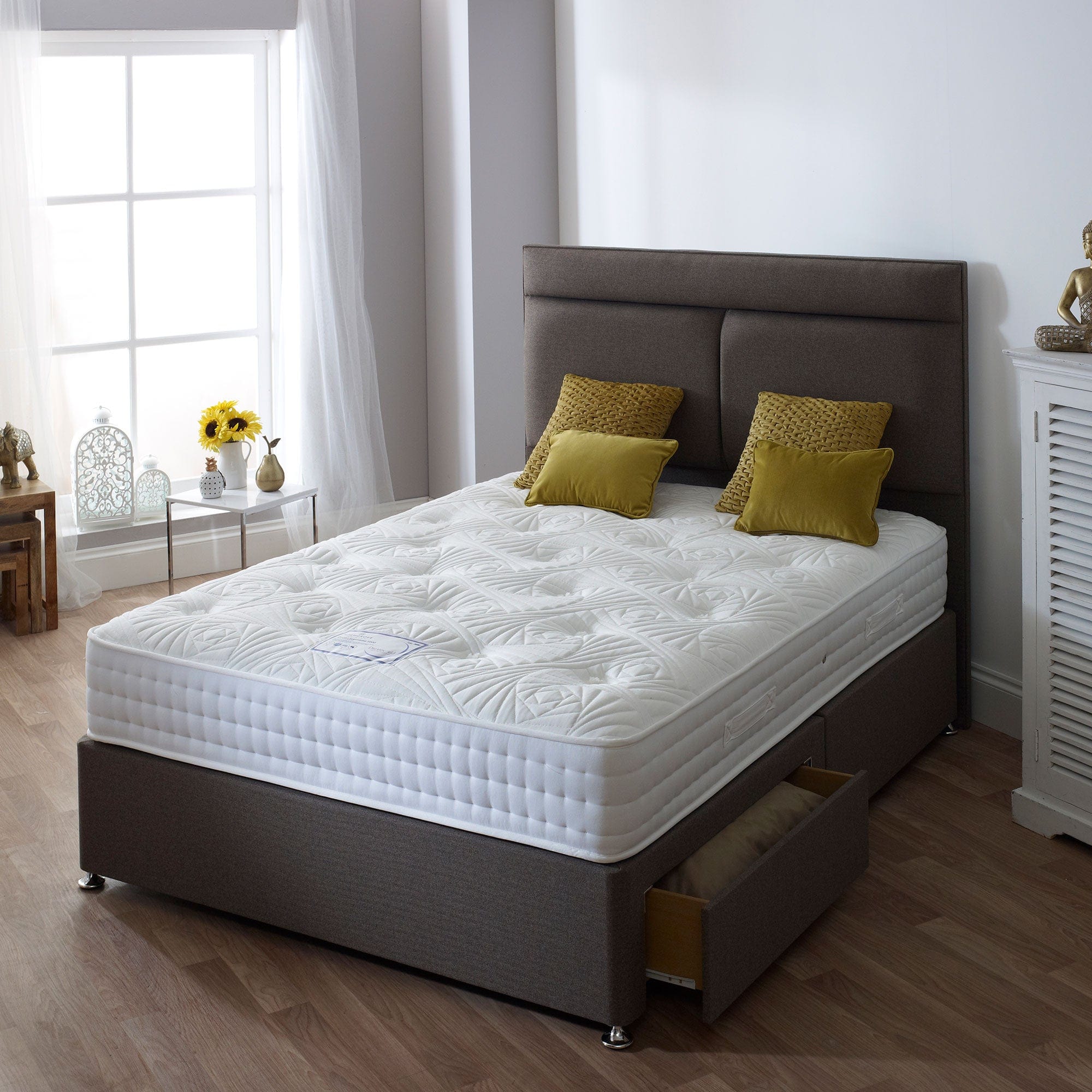Dalton Ergosense - P/T Divan Set 4 Drawer 135cm (Double)
