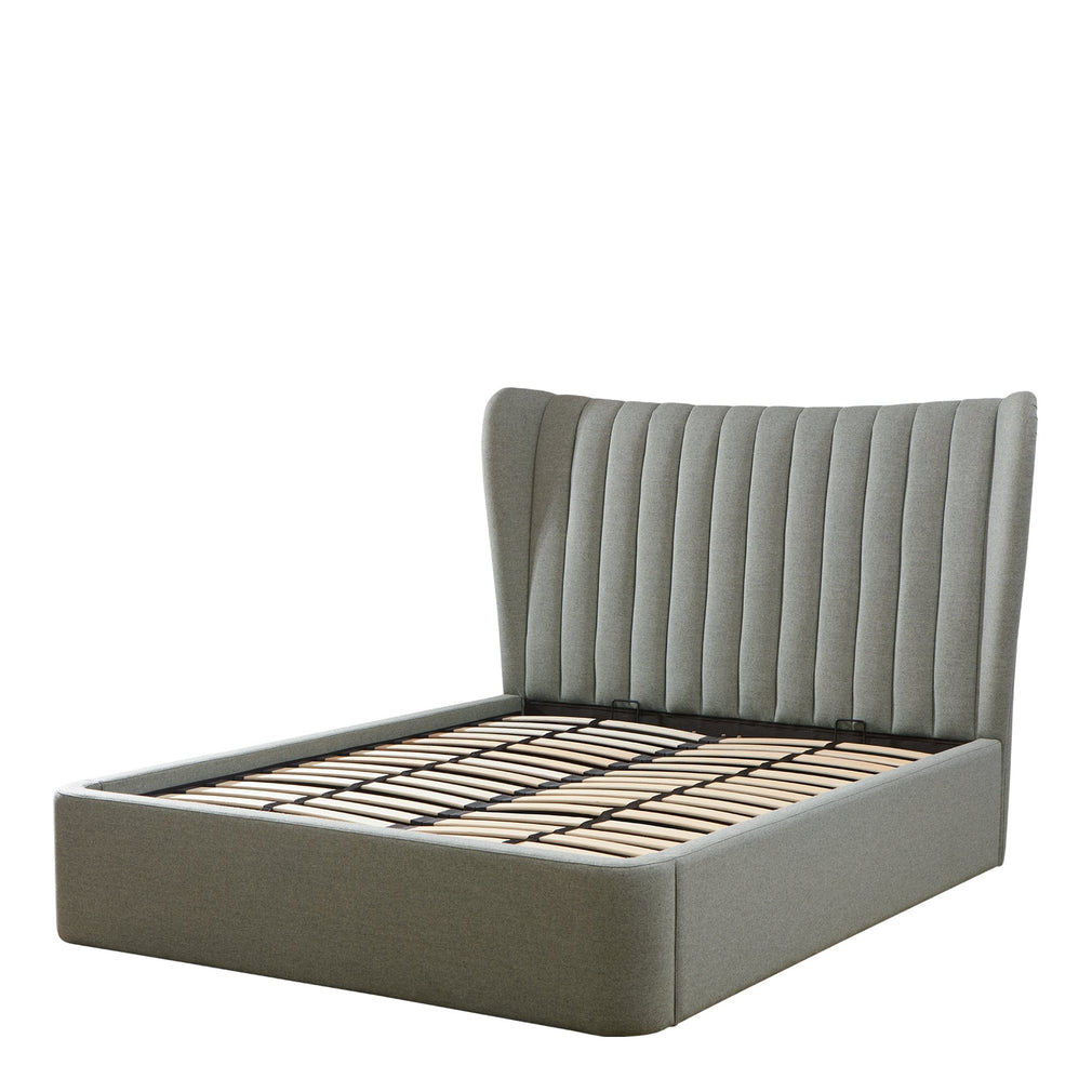 Tempur Horton - King (150cm) Ottoman Bed Frame in Shetland Mercury