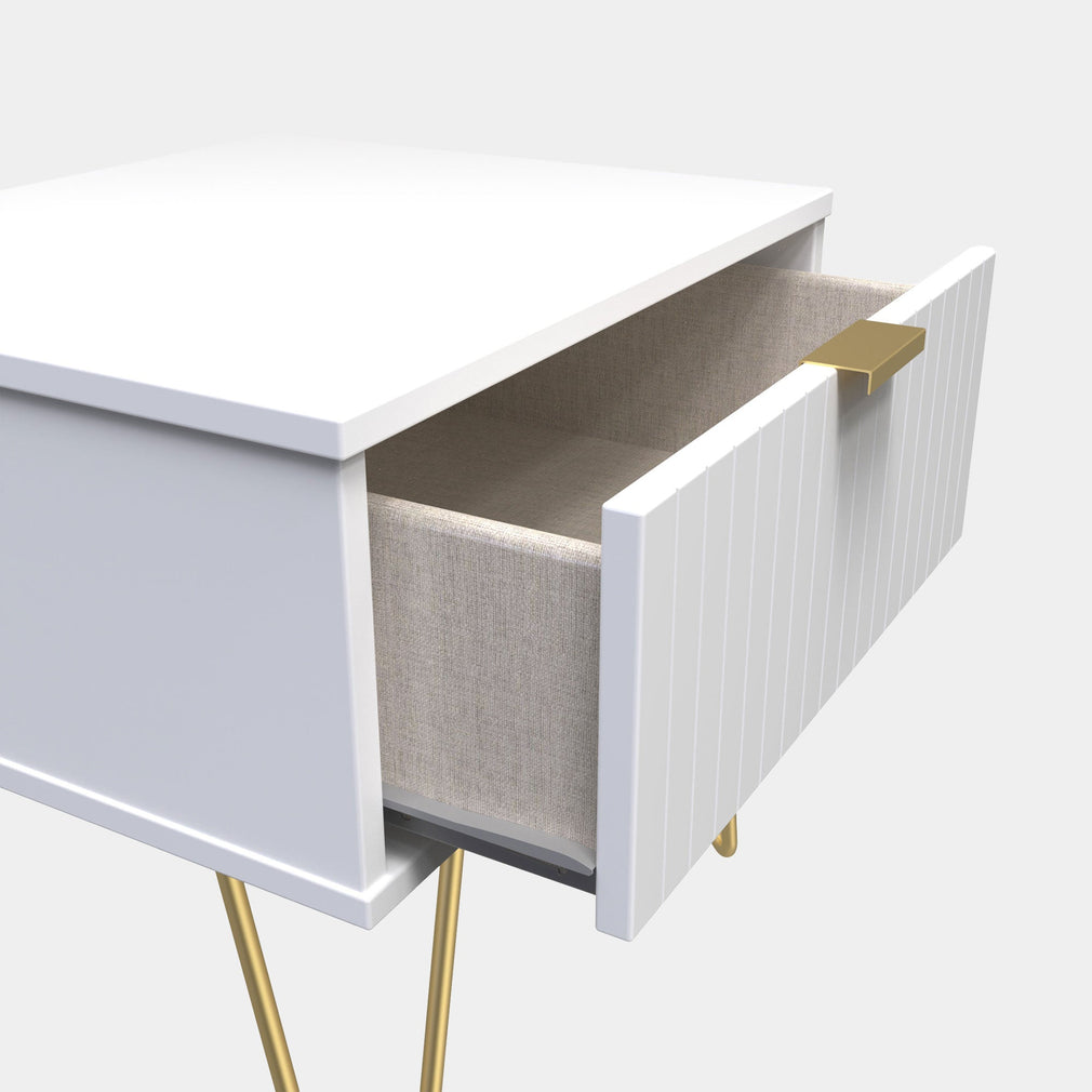 Harvey - 1 Drawer Bedside Table