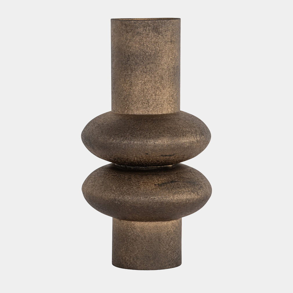Madlen - Metal Vase, Soft Gold