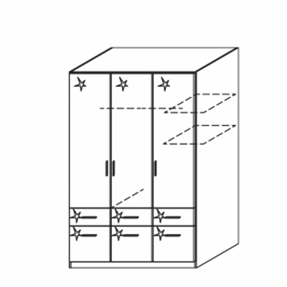 Amalfi - Wardrobe With Drawers