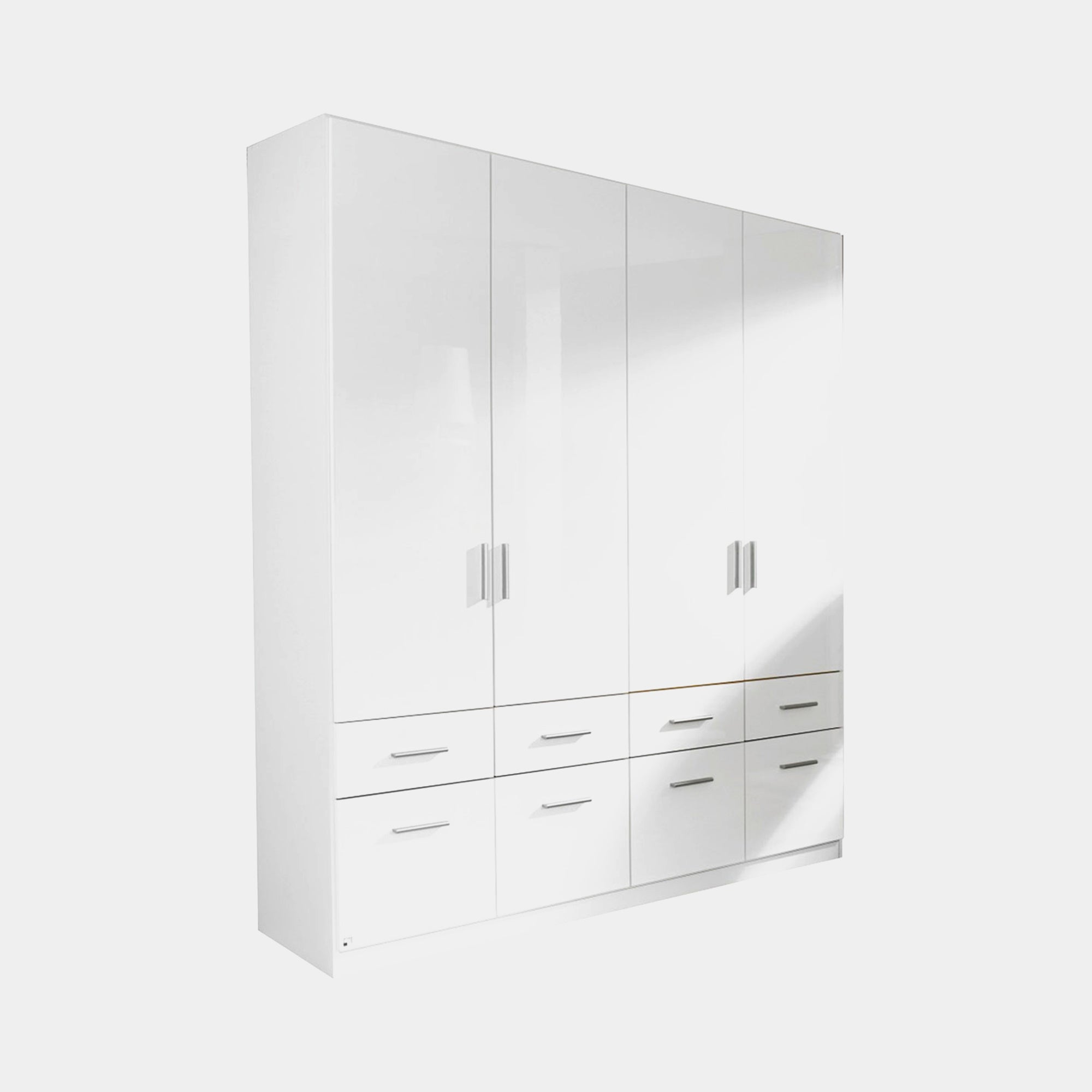 Amalfi - 3 Door 8 Drawer Hinged Combi Robe