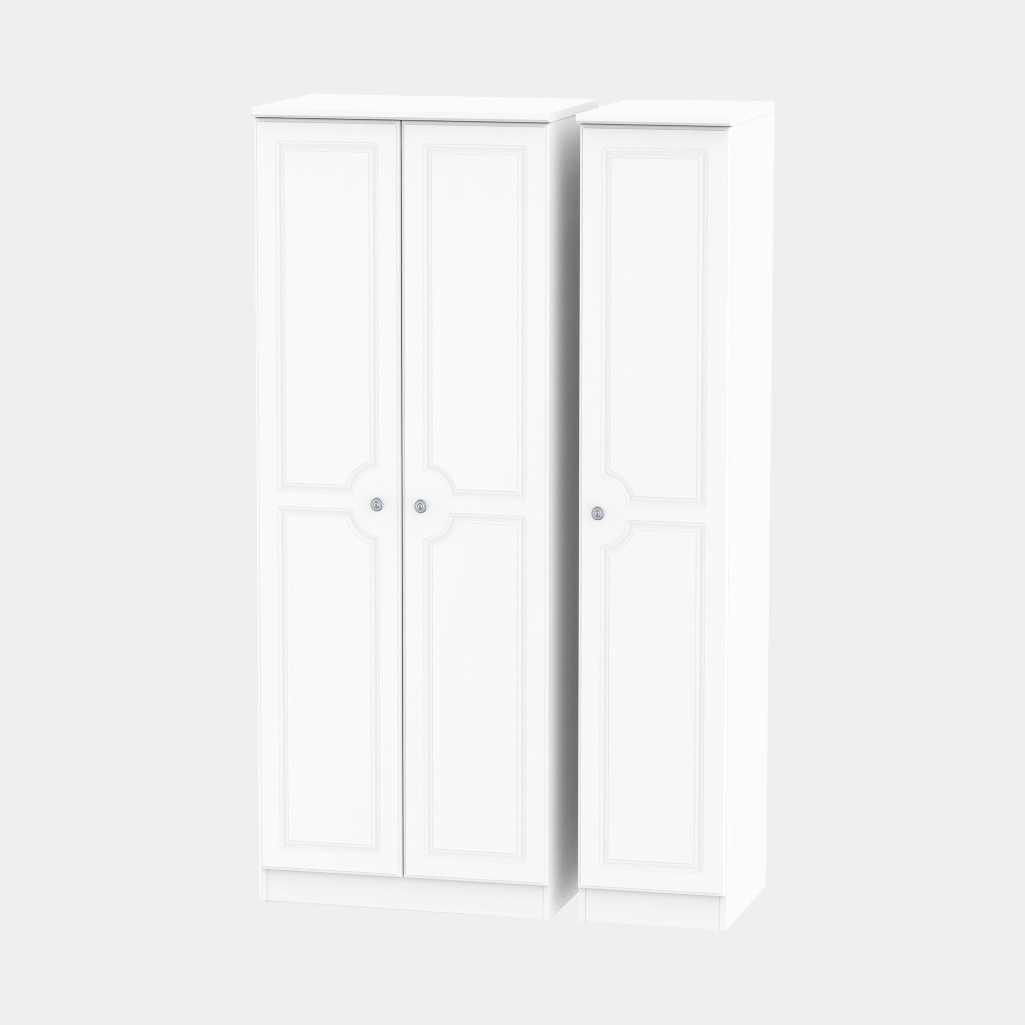 Ashford - Tall Triple Plain Robe In White