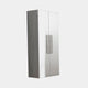 2 Doors Wardrobe Titanio/Silver Ash (Self Assembly Required)