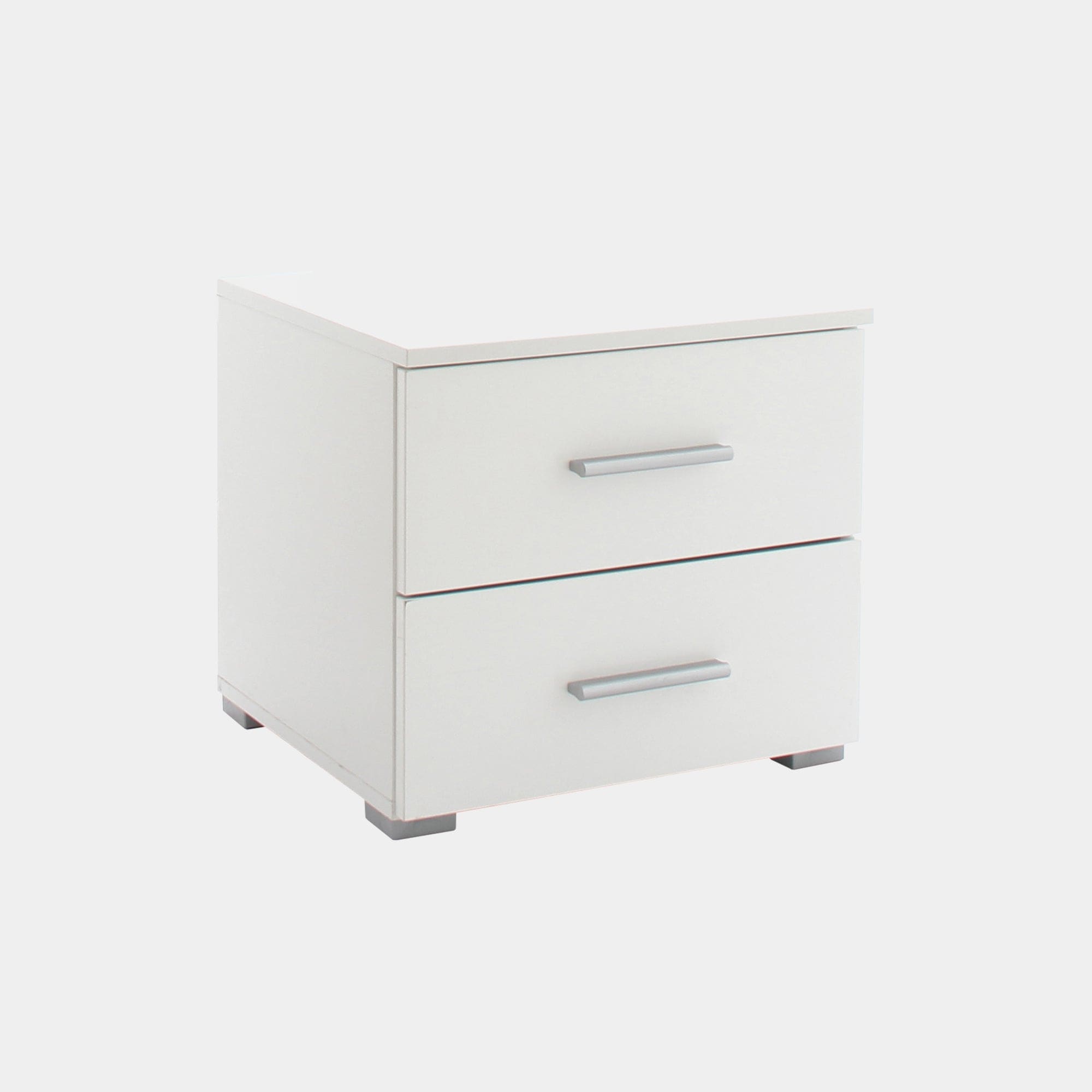 Amalfi - 2 Drawer Bedside In AN925 Alpine White