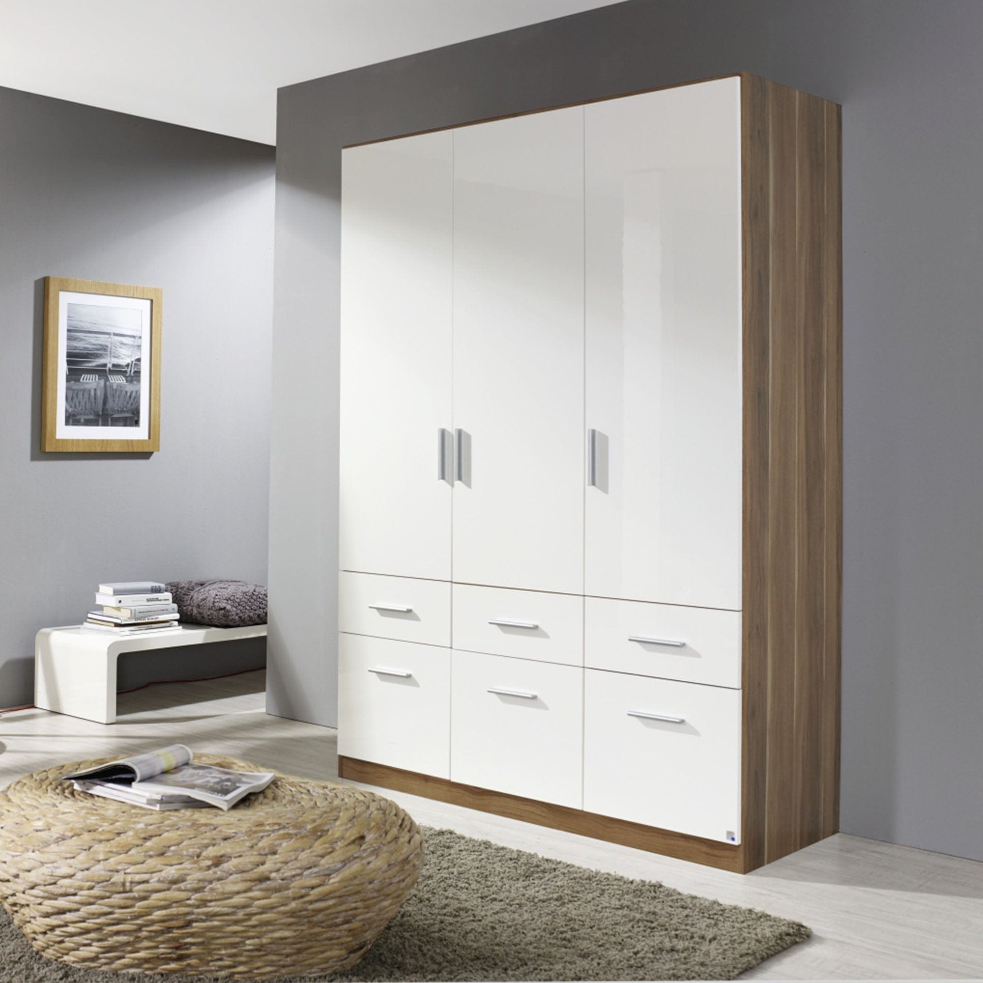 Amalfi - 3 Drawer Bedside Table