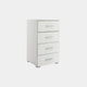Amalfi - 4 Drawer Narrow Chest In AN925 Alpine
