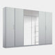 Cologne - Wardrobe With Mirror 271cm 6 Door 2 Mirror