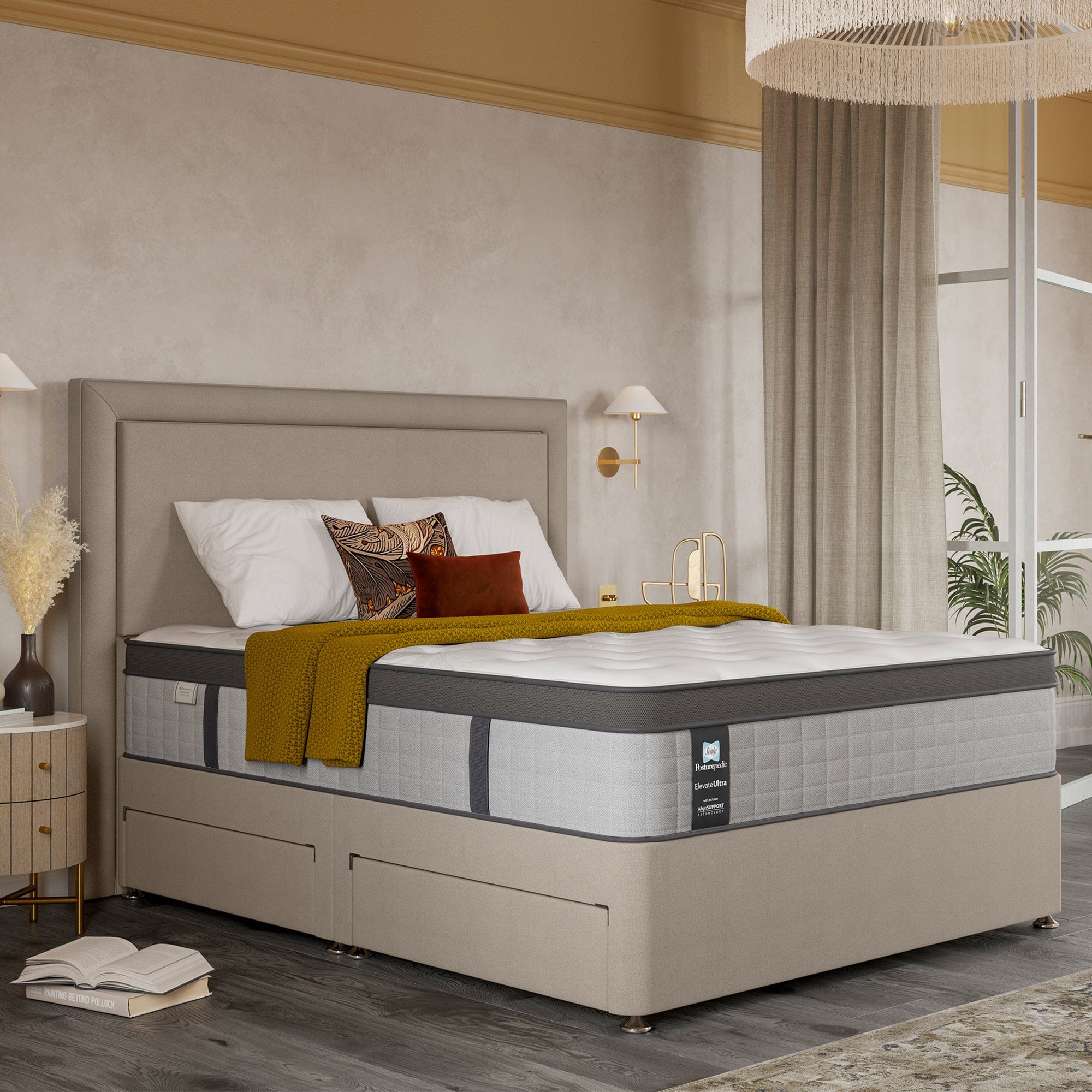 Sealy Celeste - Mattress & Base Set Double (135cm) P/Top Non Drawer Set