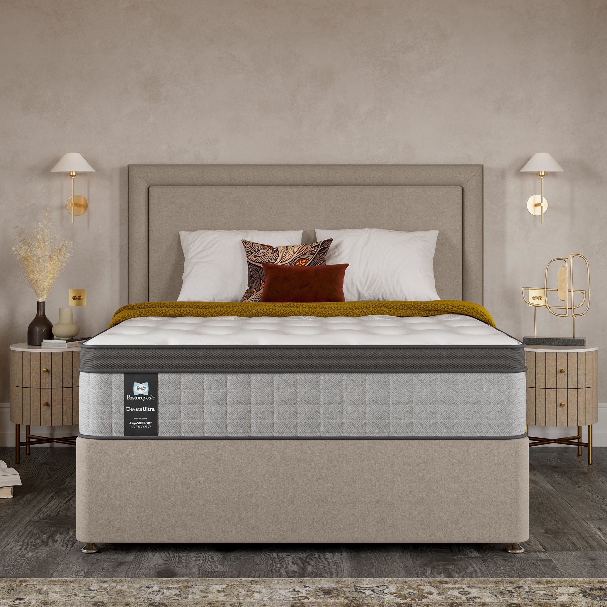 Sealy Celeste - Mattress & Base Set Double (135cm) P/Top Non Drawer Set