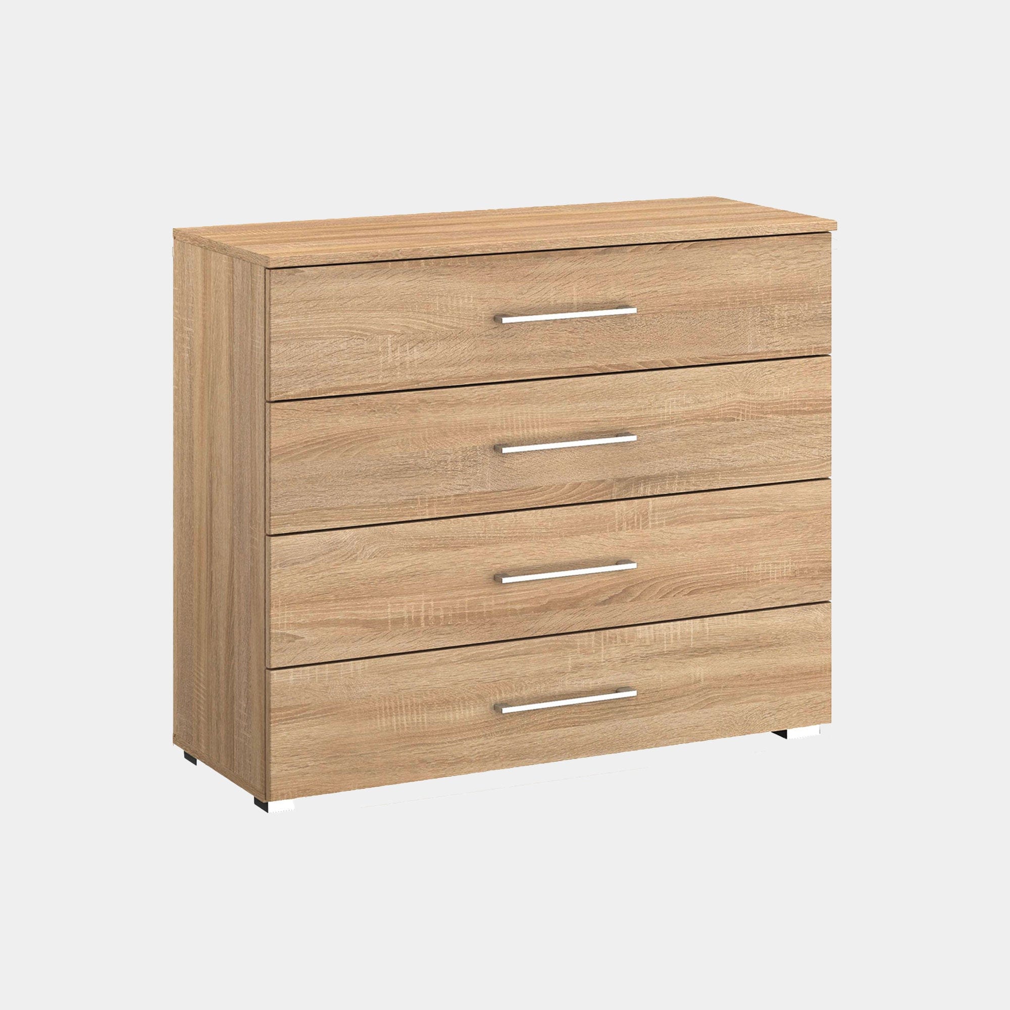 Cologne - 80cm 4 Drawer Chest In AD701 Sonoma Oak Front & Carcase