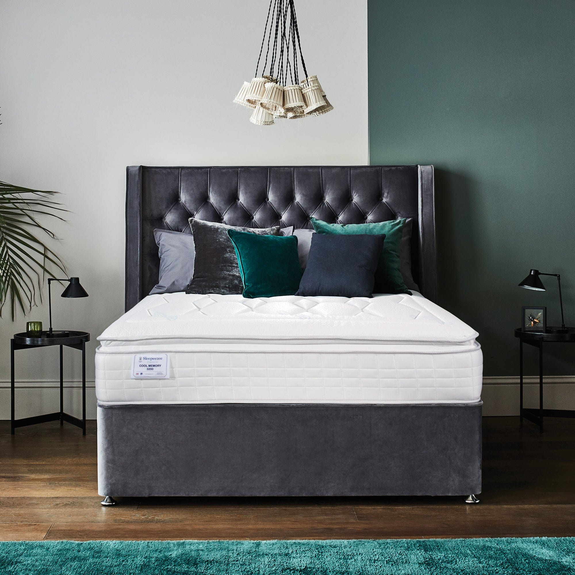 Cool Memory 3200 - Mattress & Base Set 90cm (Single) 2 Drawer Standard