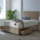 Comfort Deluxe 1000 - Divan Bed & Mattress, Lana Beige