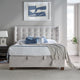 Hazel - 135cm (Double) Ottoman Bed In Maskat Clay