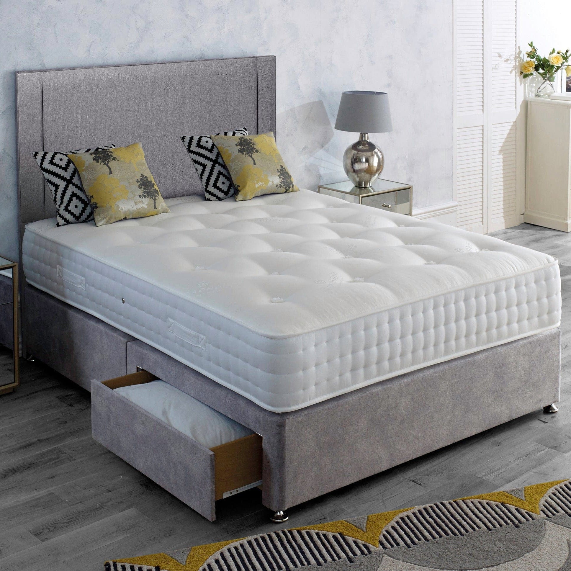 Hertford 1500 Ortho - Divan Bed, Mattress & Headboard