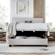 Juniper - 135cm (Double) Ottoman Bed In Maskat Clay