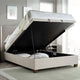 Juniper - 135cm (Double) Ottoman Bed In Maskat Clay