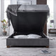Juniper - 135cm (Double) Ottoman Bed In Vougue Grey