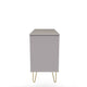 Jewel - 6 Drawer Midi Chest Mushroom Finish