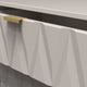 Jewel - 6 Drawer Midi Chest Mushroom Finish