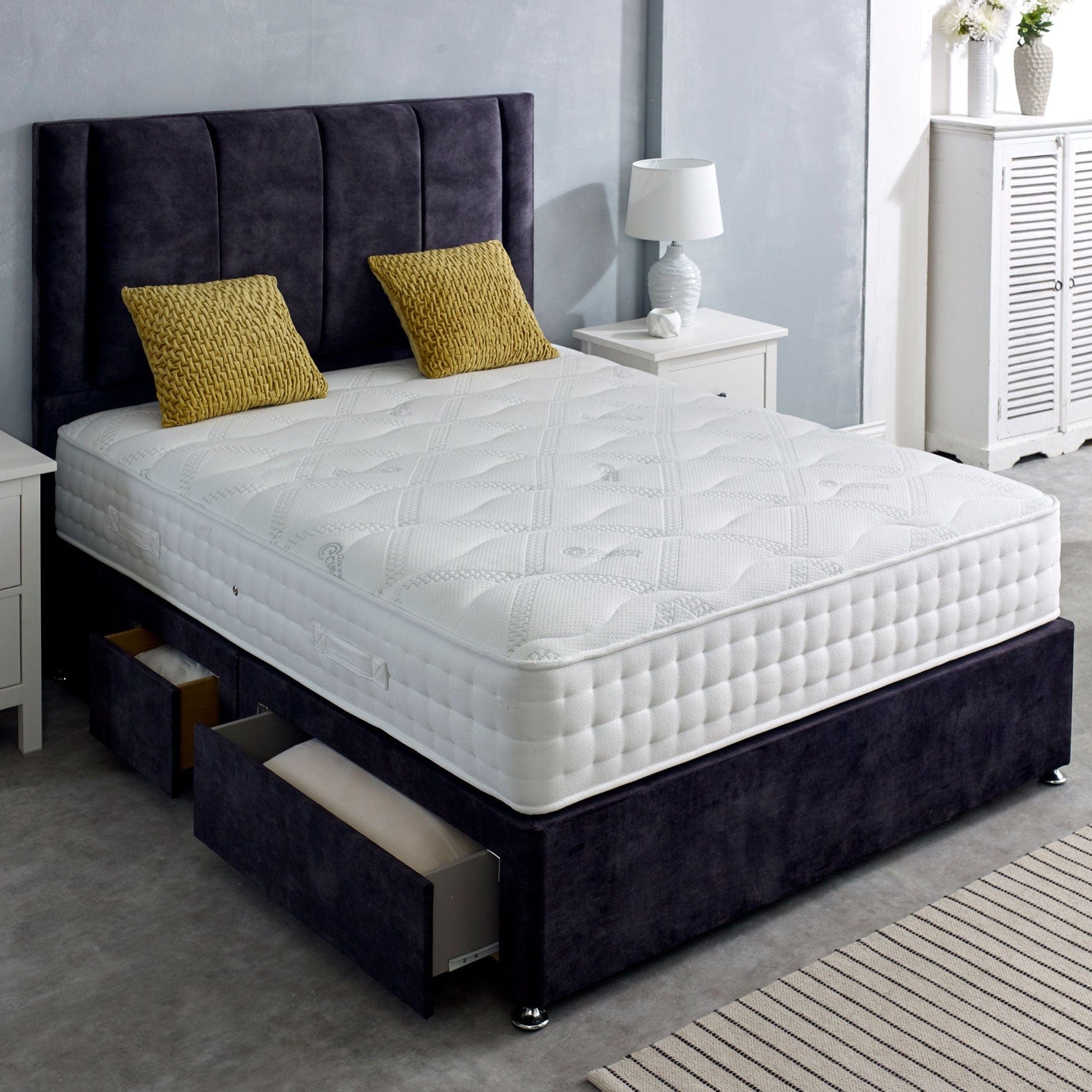 Kelvedon Chiro 4000 - Mattress & Bed Base Set